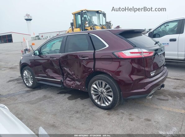 2FMPK4K96LBA70077 2020 FORD EDGE Maroon სალონის 360-გრადუსიანი ხედი