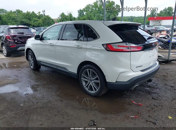 2FMPK4K96LBB32383 2020 FORD EDGE White Rear left