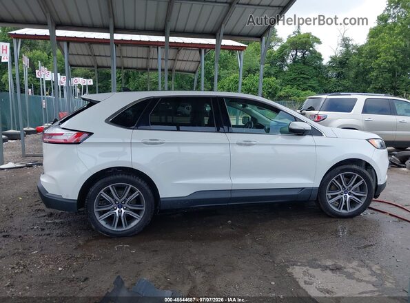 2FMPK4K96LBB32383 2020 FORD EDGE White 360 interior view