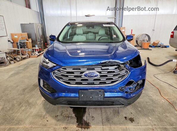 2FMPK4K96MBA57783 2021 FORD EDGE Blue Դիմացի տեսք