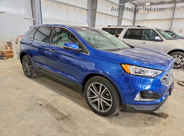 2FMPK4K96MBA57783 2021 FORD EDGE Blue Առջևի աջ