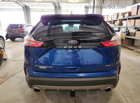 2FMPK4K96MBA57783 2021 FORD EDGE Blue Հետևի տեսք