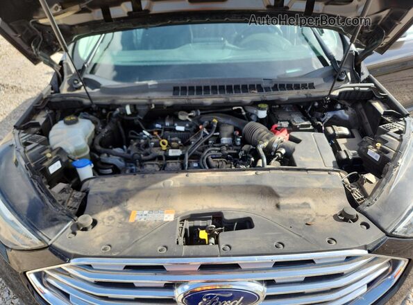 2FMPK4K96NBA30648 2022 FORD EDGE Black Widok komory silnika