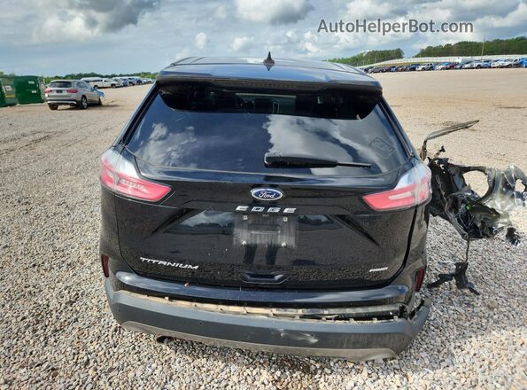 2FMPK4K96NBA30648 2022 FORD EDGE Black Widok z tyłu