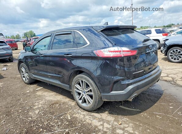2FMPK4K96NBA58210 2022 FORD EDGE Black Rear left
