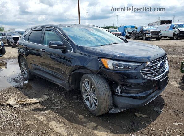 2FMPK4K96NBA58210 2022 FORD EDGE Black Front right
