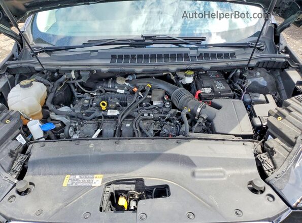 2FMPK4K96NBA58210 2022 FORD EDGE Black Engine compartment view