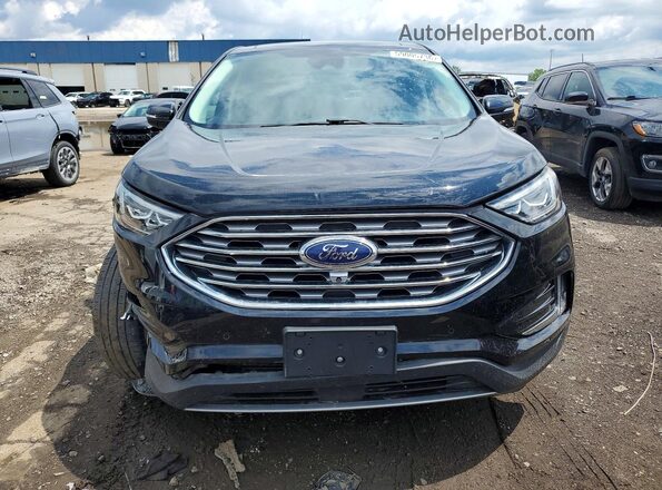 2FMPK4K96NBA58210 2022 FORD EDGE Black Front view