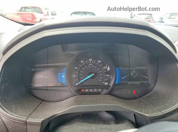 2FMPK4K96NBA58210 2022 FORD EDGE Black Instrument cluster view