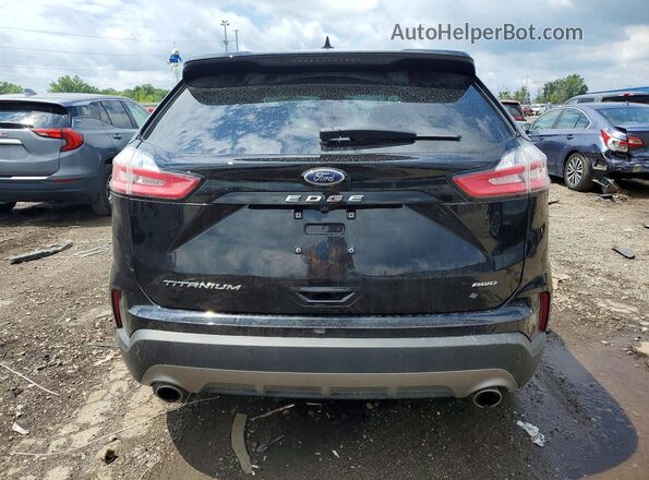 2FMPK4K96NBA58210 2022 FORD EDGE Black Rear view