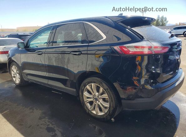 2FMPK4K96NBB04635 2022 FORD EDGE Black Հետևի ձախ