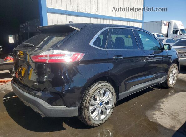 2FMPK4K96NBB04635 2022 FORD EDGE Black Հետևի աջ