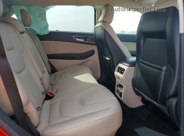 2FMPK4K96PBA32046 2023 FORD EDGE Red Вид задньої частини салону