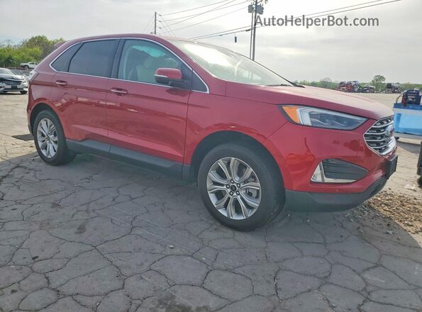 2FMPK4K96PBA32046 2023 FORD EDGE Red Передня права чверть