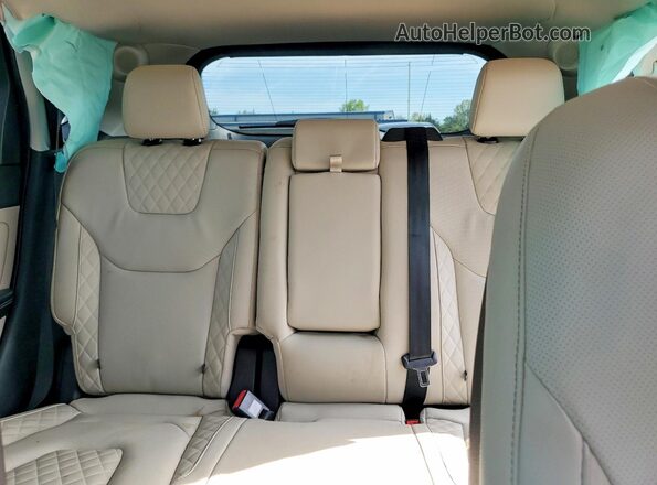 2FMPK4K96PBA32046 2023 FORD EDGE Red Вид задніх сидінь