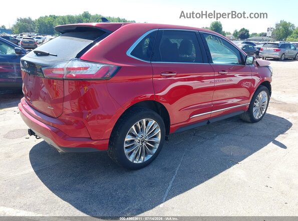 2FMPK4K96RBA04007 2024 FORD EDGE Red Rear right