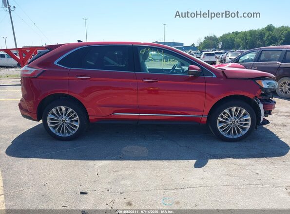 2FMPK4K96RBA04007 2024 FORD EDGE Red 360 interior view