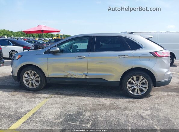 2FMPK4K96RBA52493 2024 FORD EDGE Silver Widok wnętrza 360 stopni