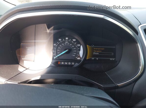 2FMPK4K97GBB09832 2016 FORD EDGE Black უკანა სავარძლების ხედი