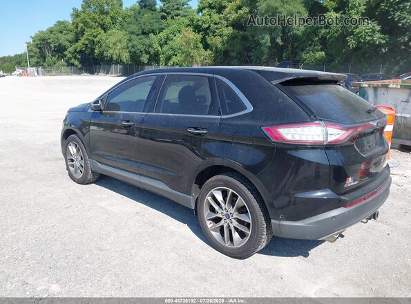 2FMPK4K97GBB09832 2016 FORD EDGE Black უკანა მარცხენა