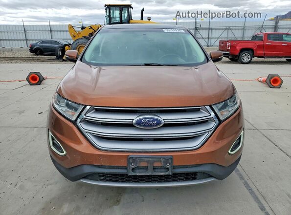 2FMPK4K97HBB28558 2017 FORD EDGE Orange წინა ხედი