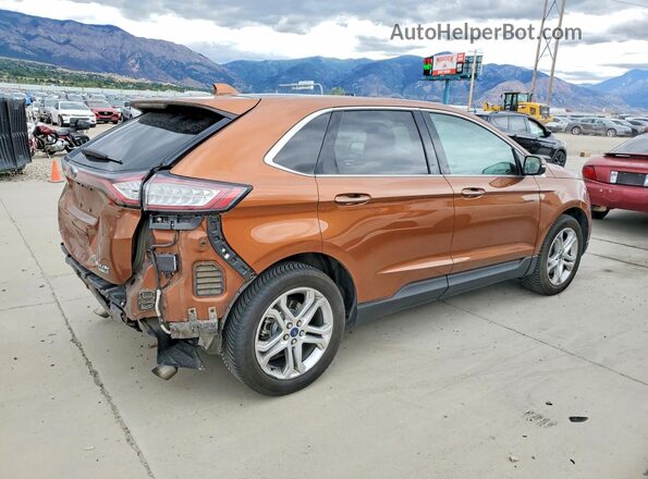 2FMPK4K97HBB28558 2017 FORD EDGE Orange უკანა მარჯვენა