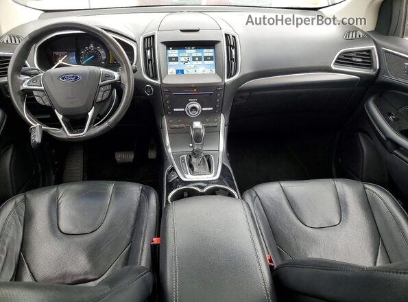2FMPK4K97HBB28558 2017 FORD EDGE Orange წინა პანელის ხედი
