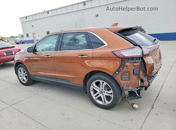 2FMPK4K97HBB28558 2017 FORD EDGE Orange უკანა მარცხენა