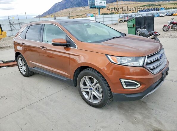 2FMPK4K97HBB28558 2017 FORD EDGE Orange წინა მარჯვენა