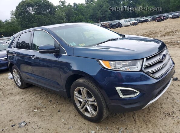 2FMPK4K97HBB29094 2017 FORD EDGE Blue Առջևի աջ