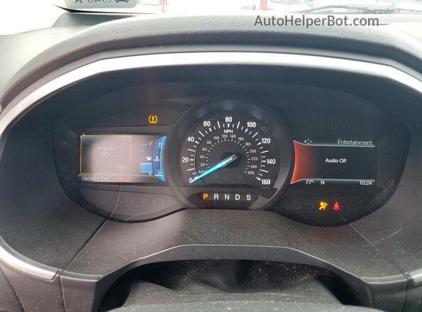 2FMPK4K97HBB29094 2017 FORD EDGE Blue Սարքավորումների վահանակի տեսք