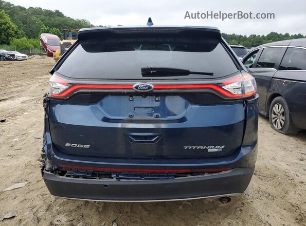 2FMPK4K97HBB29094 2017 FORD EDGE Blue Հետևի տեսք