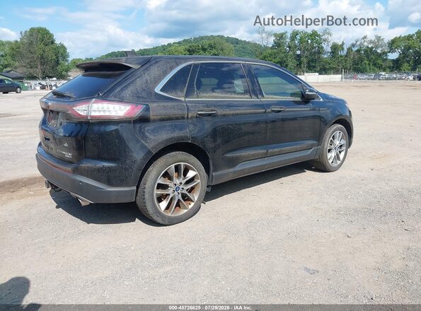 2FMPK4K97HBB41679 2017 FORD EDGE Black Հետևի աջ