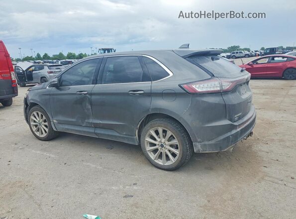 2FMPK4K97HBB55078 2017 FORD EDGE Gray Trasero izquierdo