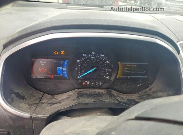 2FMPK4K97HBB55078 2017 FORD EDGE Gray Vista del cuadro de instrumentos