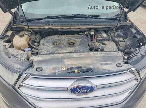 2FMPK4K97HBB55078 2017 FORD EDGE Gray Vista interior trasera