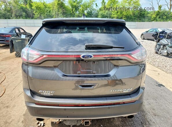 2FMPK4K97HBB67327 2017 FORD EDGE Gray Հետևի տեսք