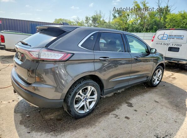 2FMPK4K97HBB67327 2017 FORD EDGE Gray Հետևի աջ