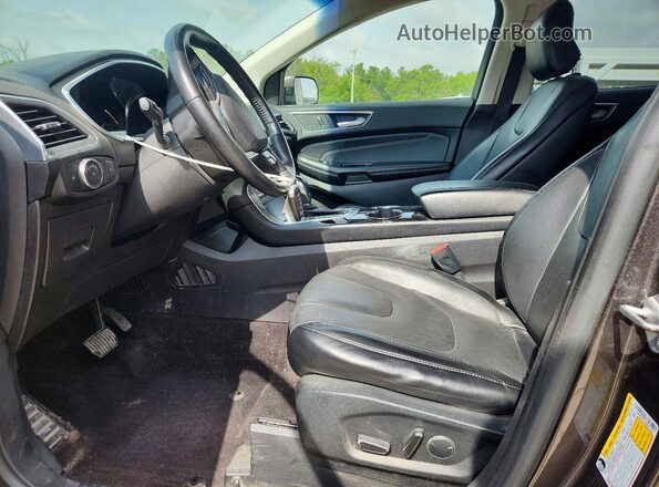 2FMPK4K97HBB67327 2017 FORD EDGE Gray Սալոնի դիմացի տեսք