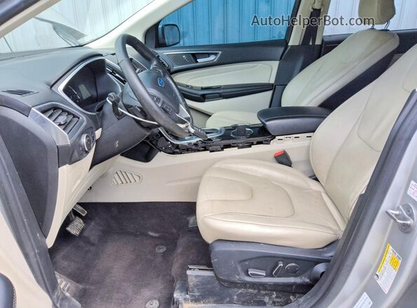 2FMPK4K97HBB98500 2017 FORD EDGE Silver წინა სალონის ხედი