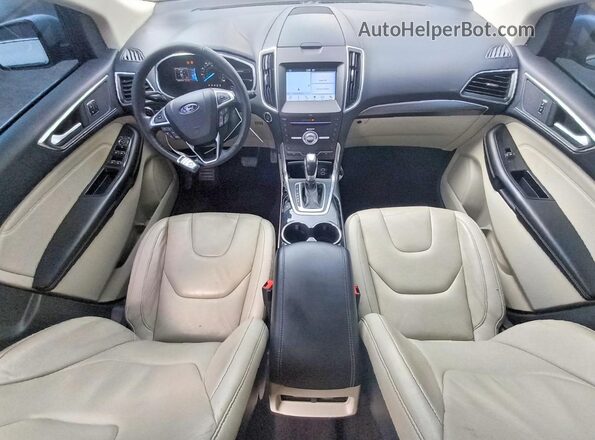 2FMPK4K97HBB98500 2017 FORD EDGE Silver წინა პანელის ხედი