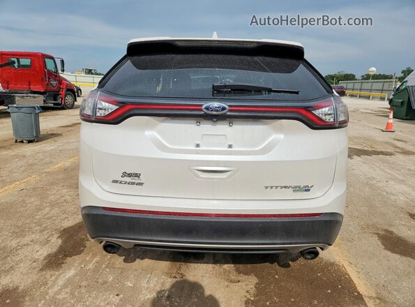 2FMPK4K97HBC09415 2017 FORD EDGE White უკანა ხედი