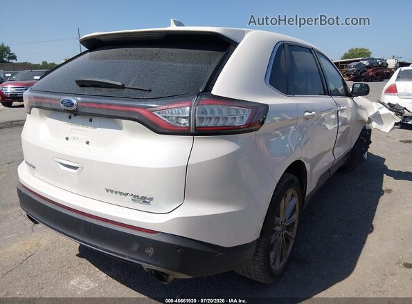 2FMPK4K97JBB69990 2018 FORD EDGE White Trasero derecho