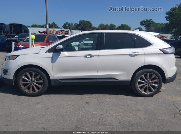 2FMPK4K97JBB69990 2018 FORD EDGE White Vista interior de 360 grados