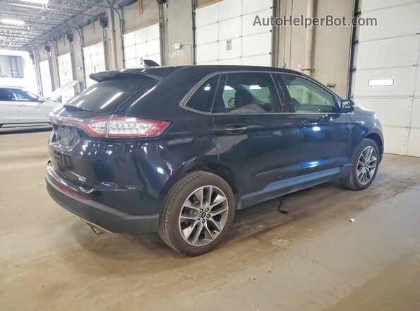 2FMPK4K97JBC50066 2018 FORD EDGE Black Tył prawy