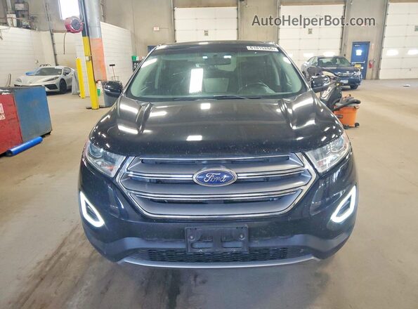 2FMPK4K97JBC50066 2018 FORD EDGE Black Widok z przodu