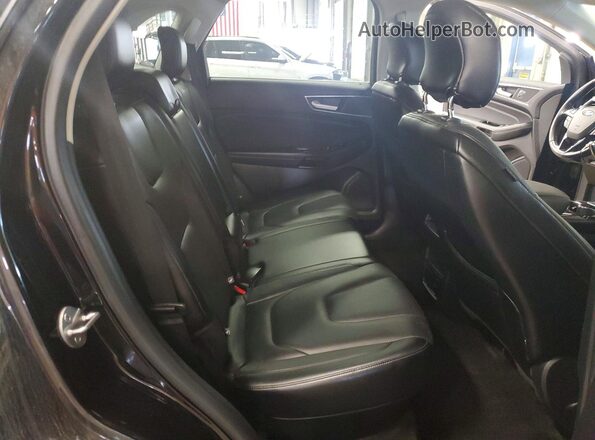 2FMPK4K97JBC50066 2018 FORD EDGE Black Widok wnętrza z tyłu