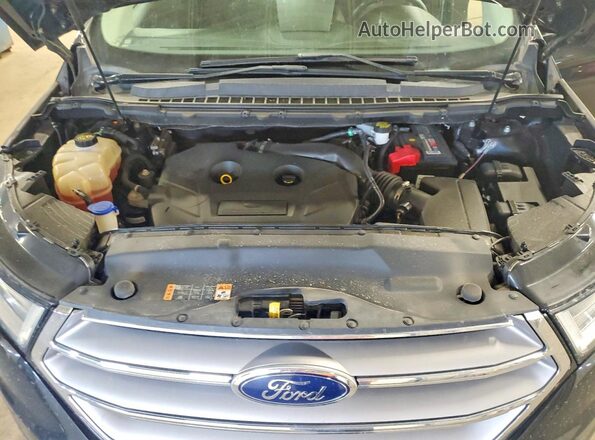 2FMPK4K97JBC50066 2018 FORD EDGE Black Widok komory silnika