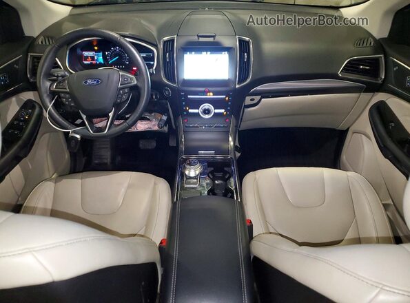 2FMPK4K97KBB32505 2019 FORD EDGE Burgundy წინა პანელის ხედი