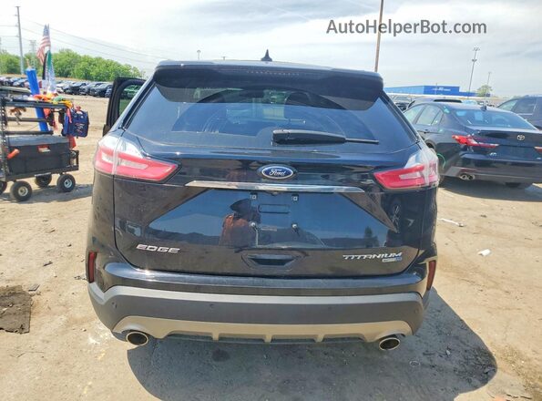 2FMPK4K97KBB60837 2019 FORD EDGE Black უკანა ხედი